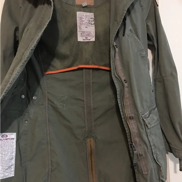 Parajumpers women's military-style parka jacket in an army green cotton blend XS - Picture 10 of 12